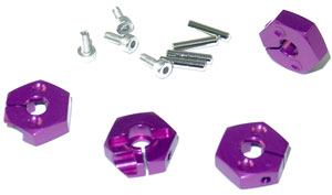 Jet Racing CYL-64P - 12mm 7075 Hex Wheel Hub 4mm Thick 4 pcs