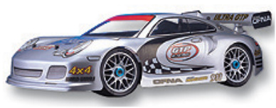 Hong Nor 330 - 1:8 GT 911 Clear Body (DM-One)