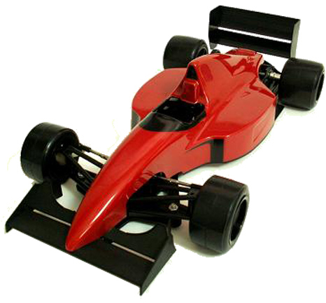 TRG 3001B - F1 Clear Body  SW-On With Helmet , F103  