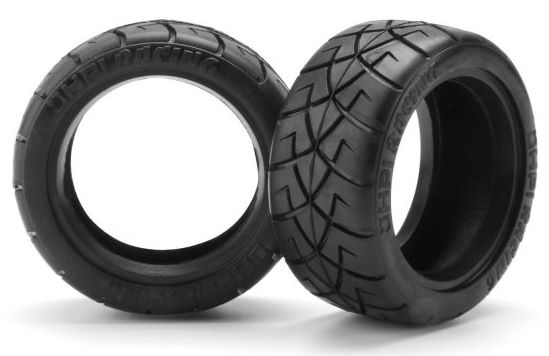 HPI 4565 - X-Pattern Belted Mini Tire (B15-40) 2 pcs