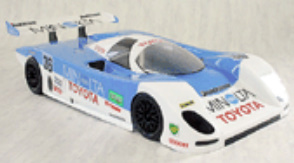 Cross CFP-72M - Toyota 88CV GT Clear Body, Minotla Decal (Tamiya F103 / C-Car) *DISCONTINUED*