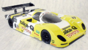 Cross CFP-72T - Toyota 88CV GT Clear Body , Taka-Q Decal, (Tamiya F103 / C-Car) *DISCONTINUED*