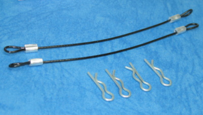 Square SGF-100BK - Body Pin With Wire * Length: 100mm * Black	