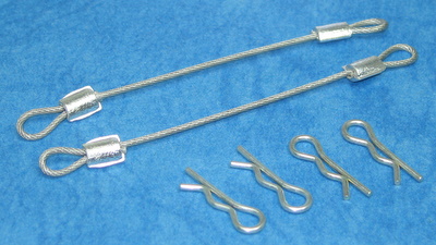 Square SGF-60S - Body Pin With Wire * Length: 60mm * Silver	