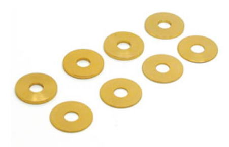Square SGE-18G - Alum Wheel Spacer 0.5/1.0mm Gold	