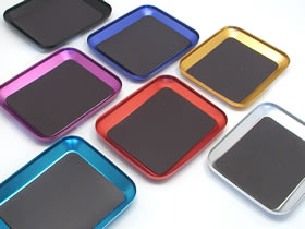 Square SGE-39BY - Alum Tray, Magnetic * Yokomo Blue	
