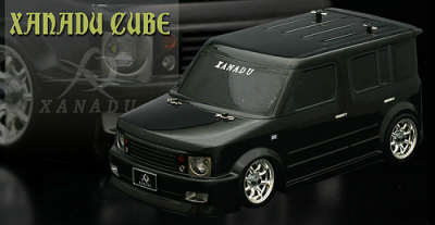 ABC 66041 - Mini Bodies 10M Mini Xanadau (Nissan) Cube  Clear Body 