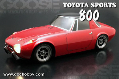 ABC 66305 - Mini Bodies 10M Toyota Sport 800  Clear Body 