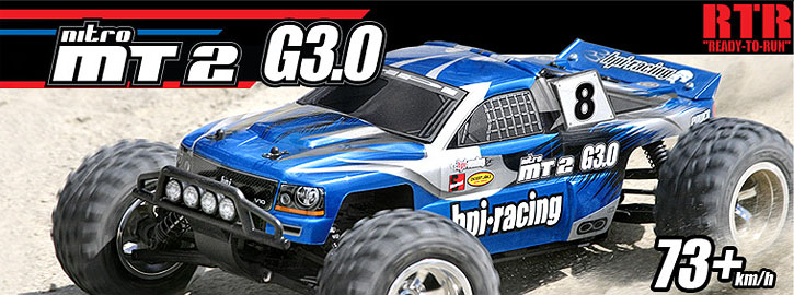 HPI 10413 - RTR Nitro MT2 G3.0 with Dirt Force Truck Red