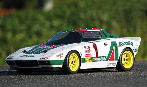  HPI 7214 - 1:10 Mini Body Lancia Stratos HF Clear Body  (WB210mm.F3/R6mm)  