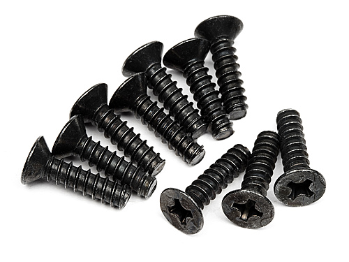 HPI Z578 - Taper Flat Head Screw M3x12mm 10pcs