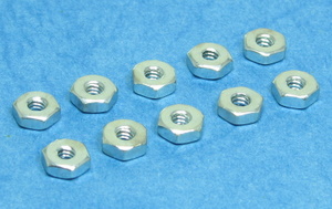 Losi LOSA6300 -  4-40 Hex Nuts (10) *DISCONTINUED*