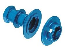Square SFC-119B - Alum Diff Housing Blue  (Tamiya F103)