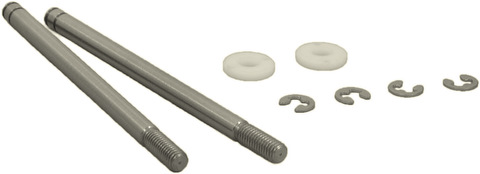 Square STF-23R - Rear Shock Shaft & Piston Set (Tamiya F201)