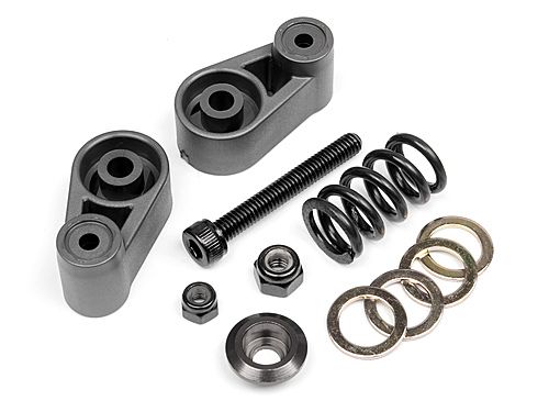 HPI 102165 - Servo Saver Set Gunmetal (Baja 5B 2.0)