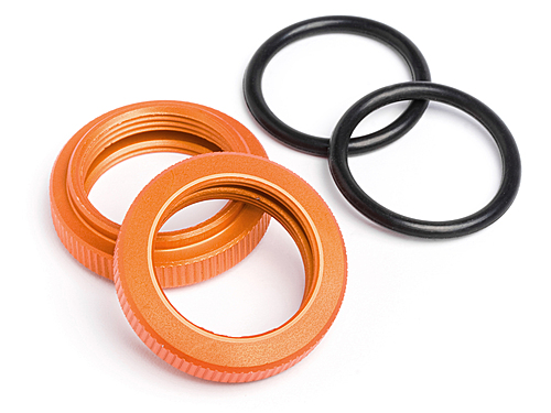 HPI 87492 - Baja Shock Adj Nut 20mm/Orange (5B) 