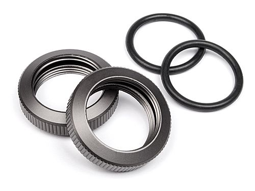 HPI 102155 -  Shock Adjustable Nut 200mm Gunmetal (Baja 5B 2.0)