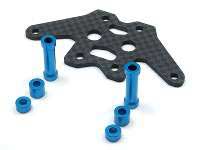 Square STD-11R - Rear Carbon Stiffener (Tamiya TT01)