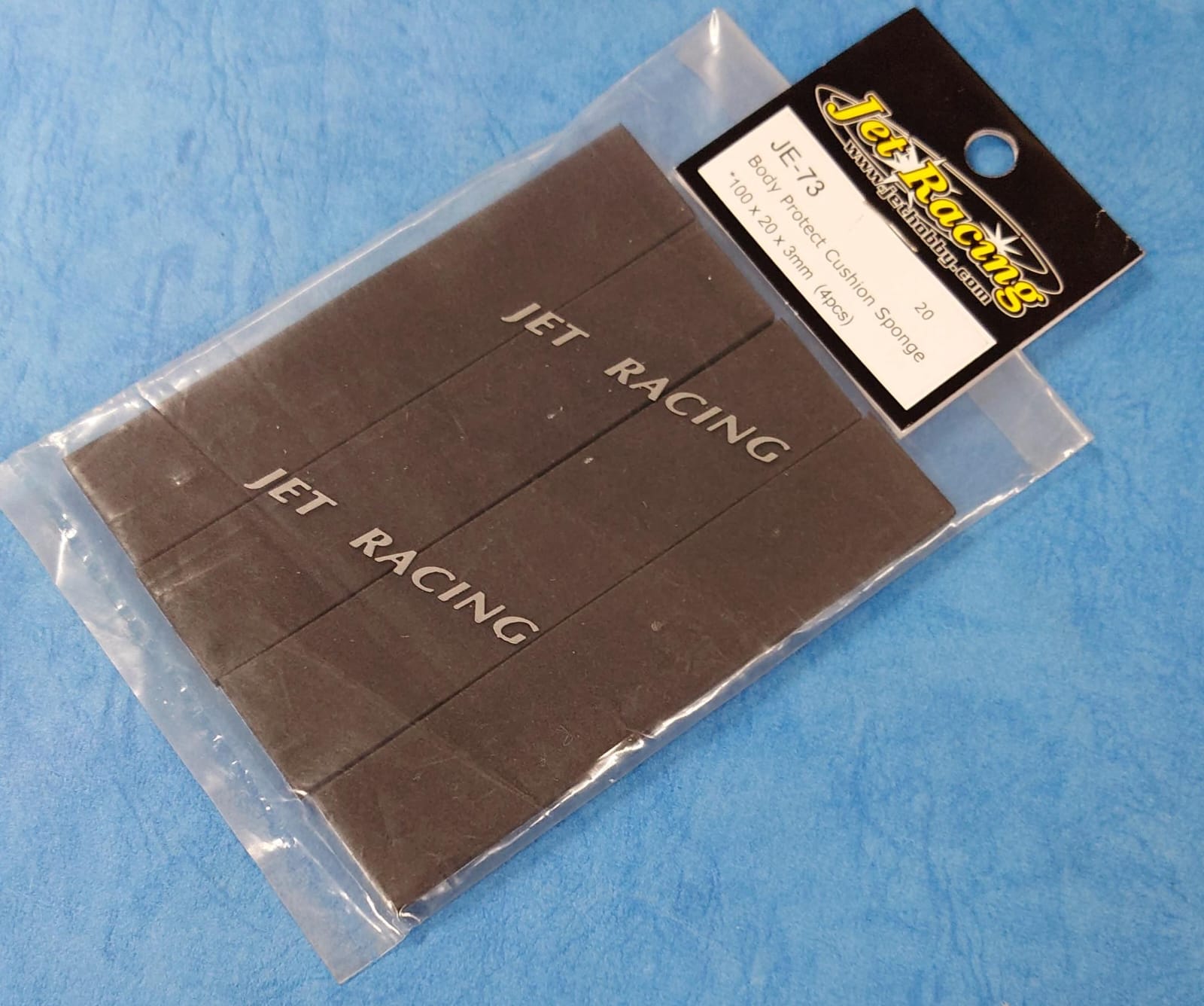 Jet Racing JE-73 - Body Protect Cushion Sponge *100 x 20 x 3mm (4pcs) 