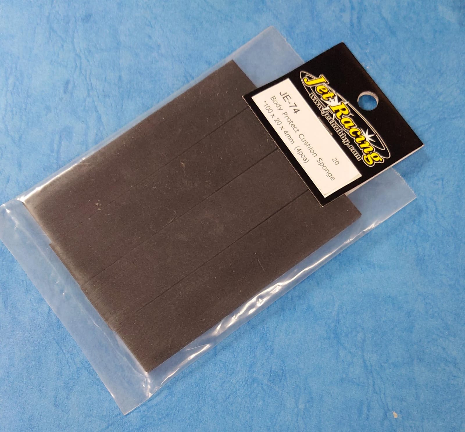 Jet Racing JE-74 - Body Protect Cushion Sponge *100 x 20 x 4mm (4pcs) 