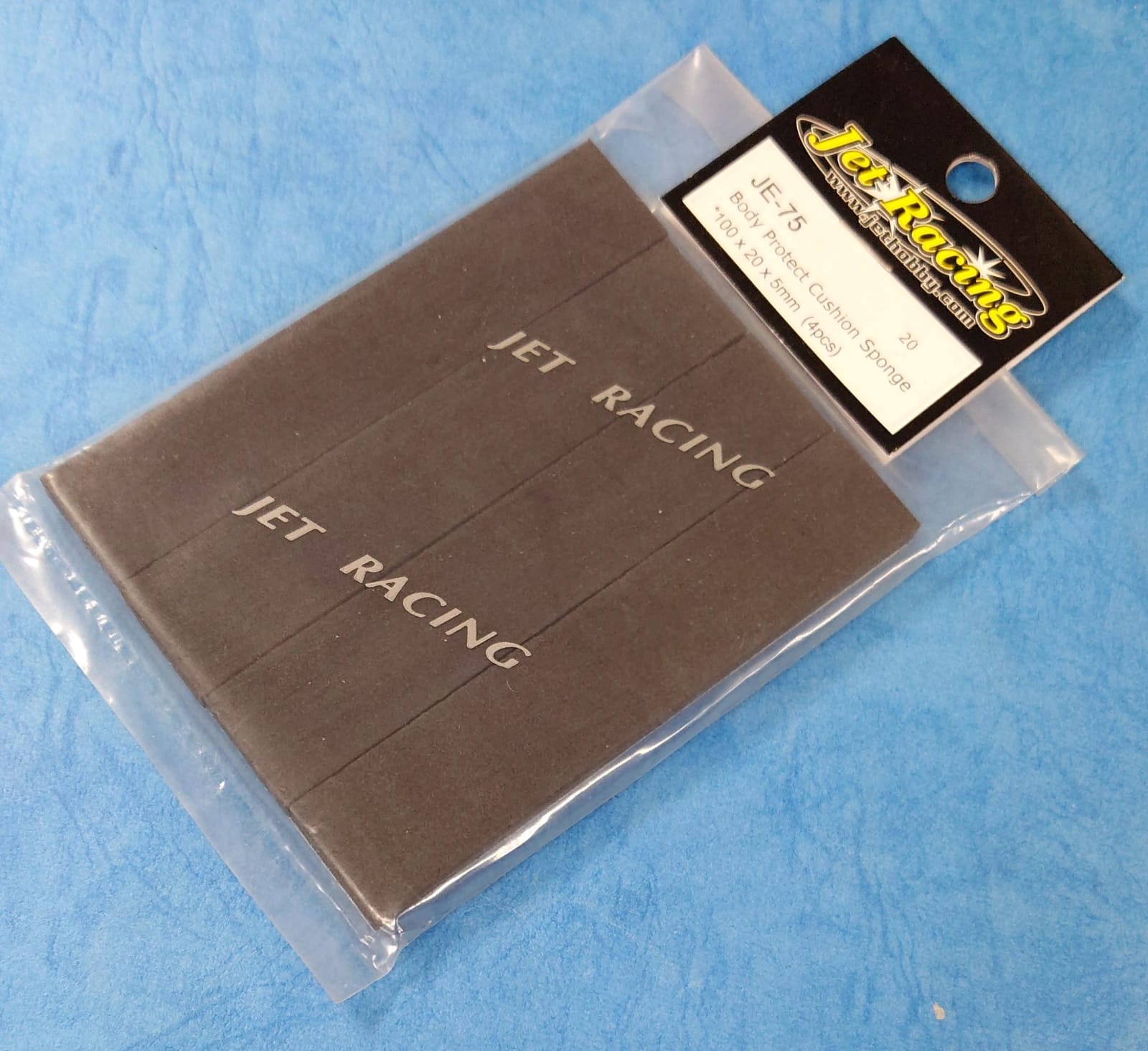 Jet Racing JE-75 - Body Protect Cushion Sponge *100 x 20 x 5mm (4pcs) 