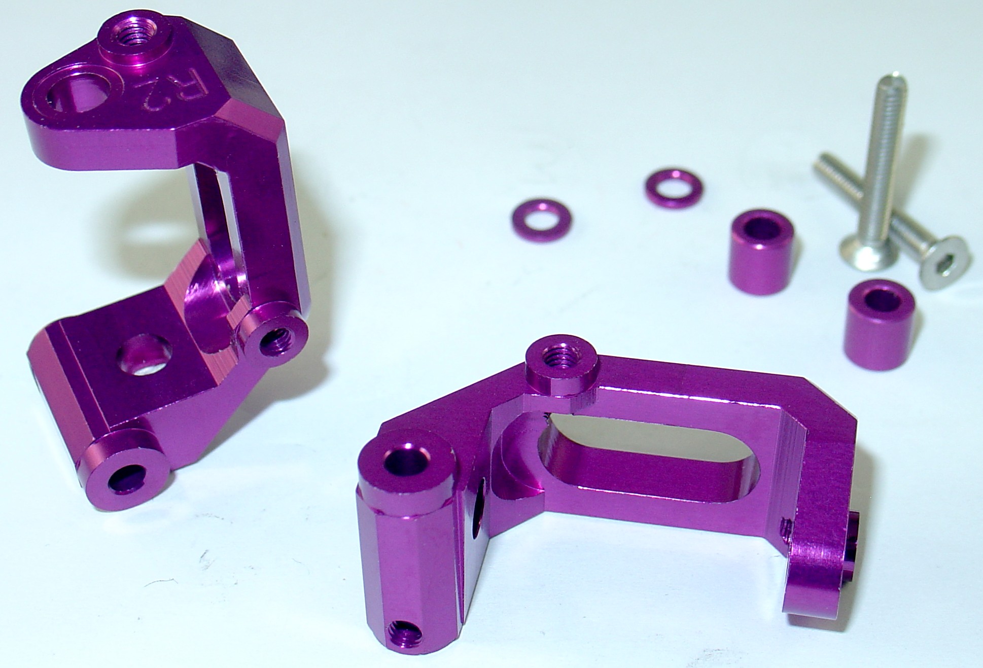 Jet Racing PRO3-22 - Alum. Front C Hub. 2 Degree (HPI Pro3)