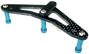 Jet Racing TC4-50 - Carbon Bumper Support Plate (Asso. TC4)
