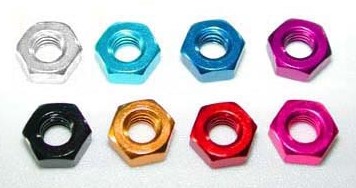 Take Off TS207B - M3  Nut /  8pcs  / Blue 