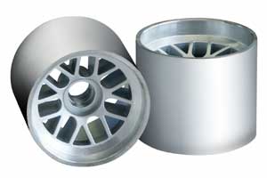 Kawada FO-25P - F1 Front Wheel / Plated (Tamiya F103)