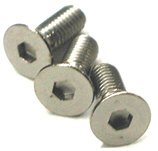 Atlas OP8-153 - Titanium Flat Head Screw 3x18 6 Pcs 