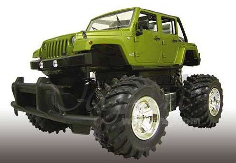 Aoshima 07831- RC 1:14 Jeep Wrangler Unlimited/ Green 