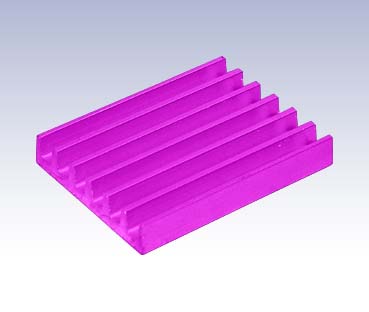 Take Off TO368P - ESC / Servo Heatsink  * Purple * 18.5 x 25 x 3.8mm 