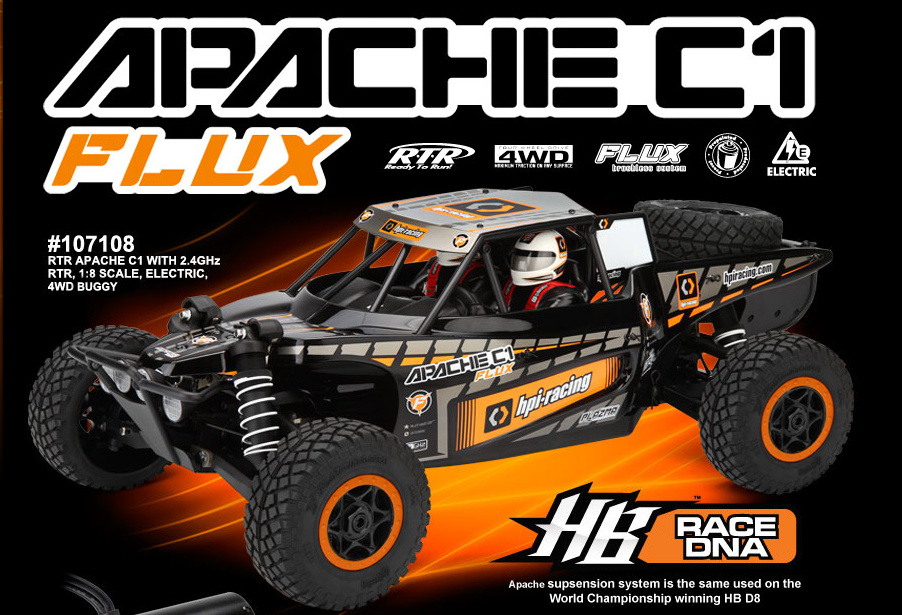 HPI 101708 - Apache C1 Flux 2.4G RTR 