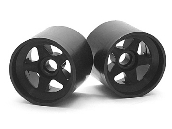 HPI 103015 - FT02 Wheel Set (For Foam / Black / Rear / 2pcs) (Formula Ten)