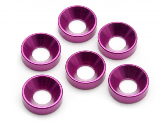 HPI 86576 - Cone Washer 7x3x2mm (6pcs) (Hellfire) 
