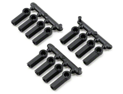 RPM 73372 - Heavy Duty Rod Ends (12) 4-40 * Black 