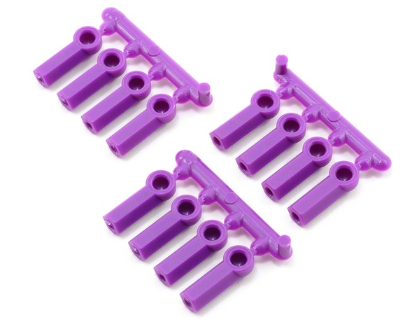 RPM 73378 - Heavy Duty Rod Ends (12) 4-40 Purple 