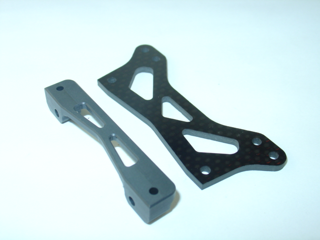 Square SQH-33 - Graphite Rear Mount Plate (HPI Pro3)