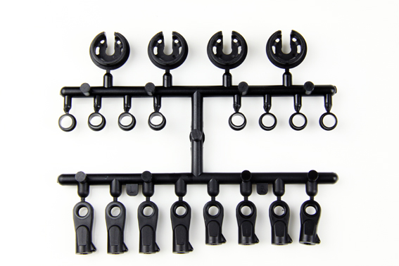 Hong Nor XT-22 - Plastic Shock Parts Set 避震器塑膠 (X3-GT, DM-ONE-E, X1, X2-CR, X2-T)