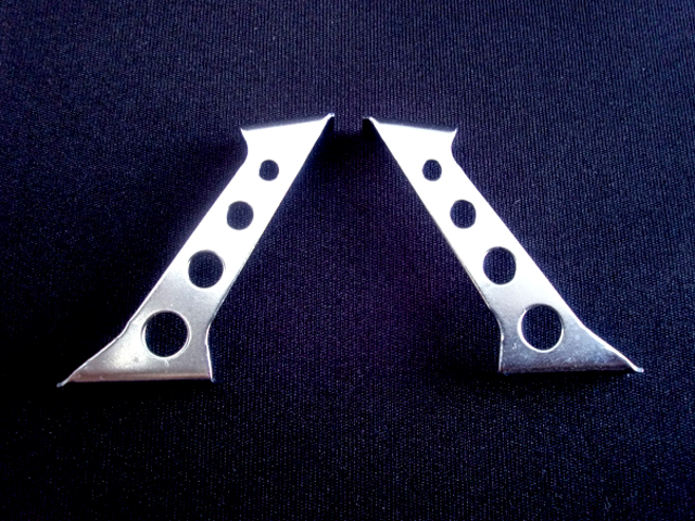 Speed Way Pal PA066-S - Hi-Mounted Wing Mount, Silver, 40mm