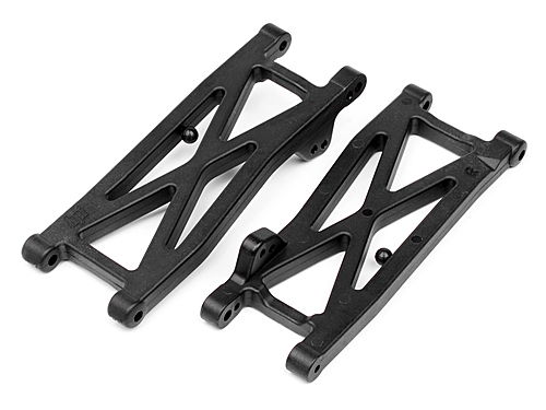 HPI 100410 - Graphite Rear Suspension Arm Set (Firestorm 10T)