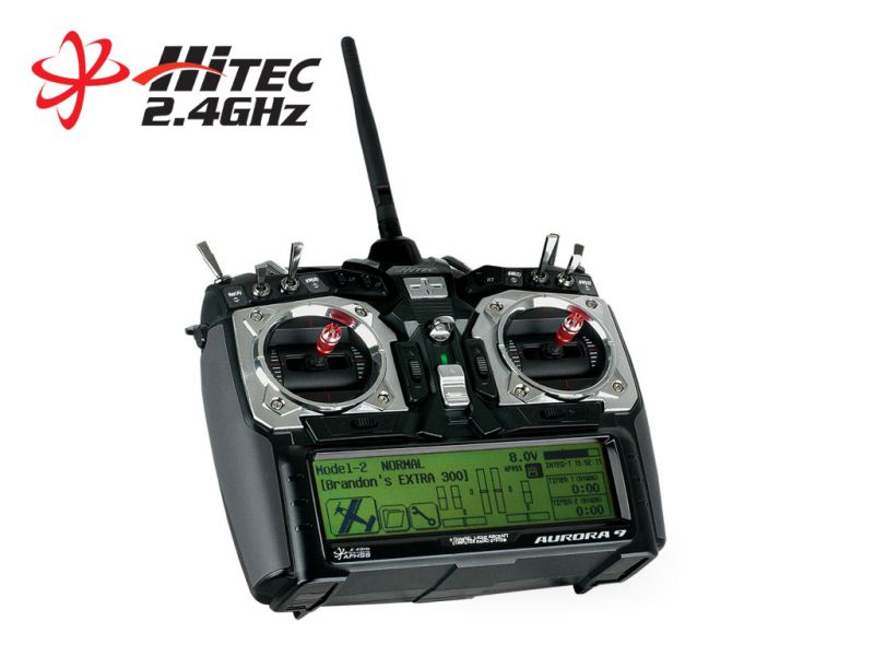 Hitec 191244 - Aurora 9 - 9 channel 2.4GHz Transmitter & 7ch Receiver