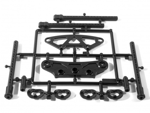 HPI 73513 - Bumper & Body Post Set (R10, TCXX, TCX, TC-FD, Cyclone TC, Pro4)