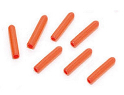 HPI 38214 - Long Antenna Cap Orange 7 pcs