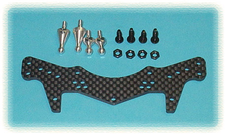 Cross CHP-15R - Graphite Damper Stay, Rear (HPI Pro3)