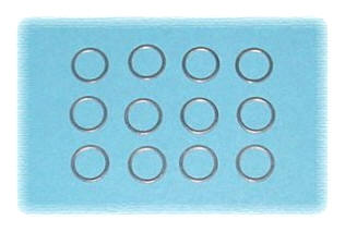 Racetech 8822 - 1/4 inch Axle Shims 12 pcs. *DISCONTINUED*