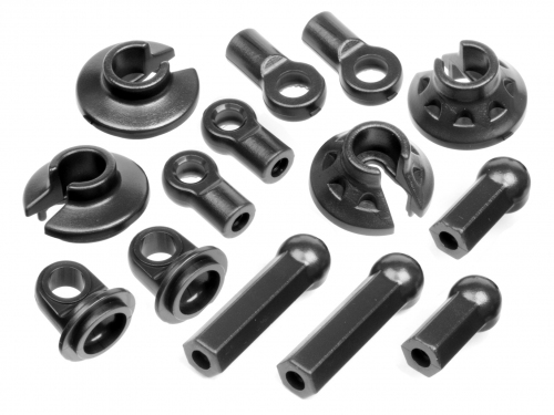 Hot Bodies 61432 - Rod End & Shock Parts Set (Cyclone D4, Cyber 10B)