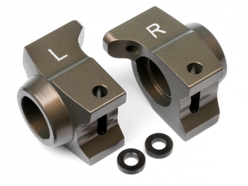 HPI 87256 - Aluminum Rear Hub Carrier Set 0 Degree (Blitz, Firestorm Series) 