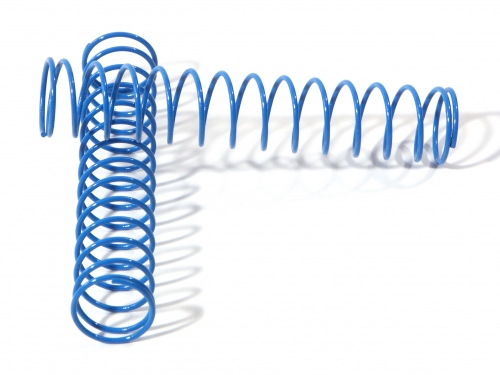 HPI 6593 - Shock Spring 14x80x1.1 15 Coils (Blue / 2pcs) (Wheely King, Crawler King, Nitro RS4 MT 2)
