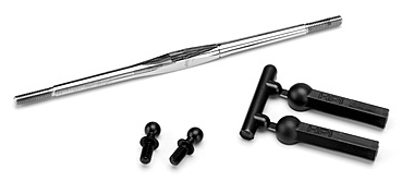 HPI 38414 - Titanium Turnbuckle M3x90mm (Switch)